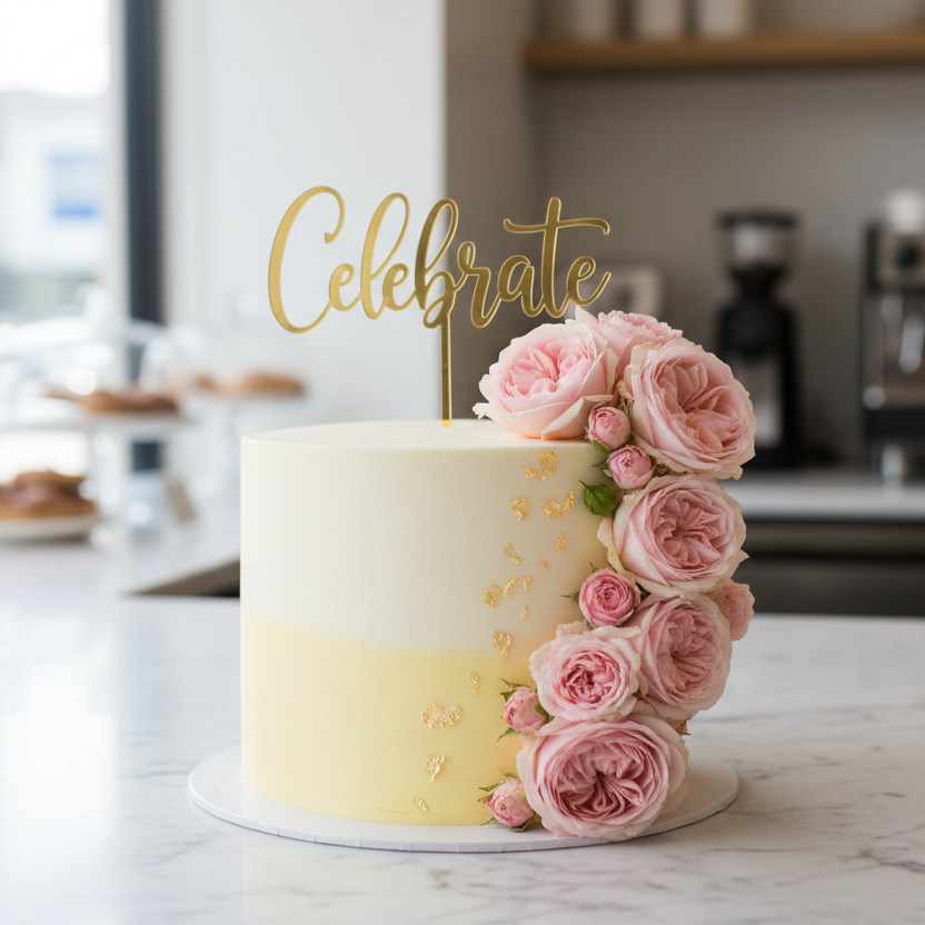 Elegant Ombré Party Cake